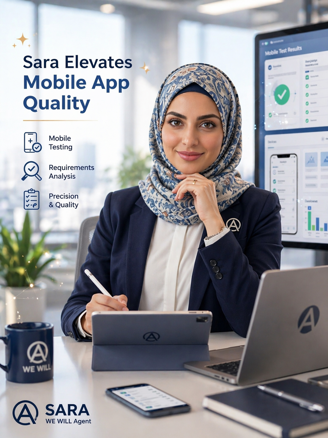 Sara business-care quality agent visual